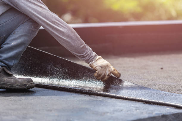 Professional Basement Waterproofing technician working in Mineral Springs, NC